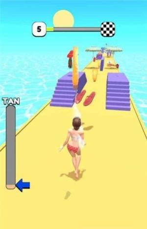 抖音海滩女王跑酷小游戏官方版图片1