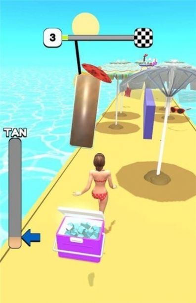 抖音海滩女王跑酷小游戏官方版图2: