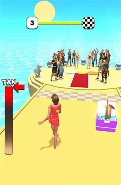 抖音海滩女王跑酷小游戏官方版图3: