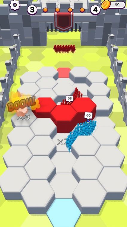 六角形战斗游戏官方版（Hexagon Battle）图1: