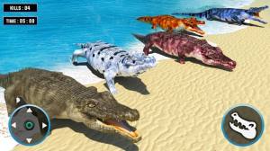 海滩鳄鱼3d游戏中文版(Crocodile Attack)图片1