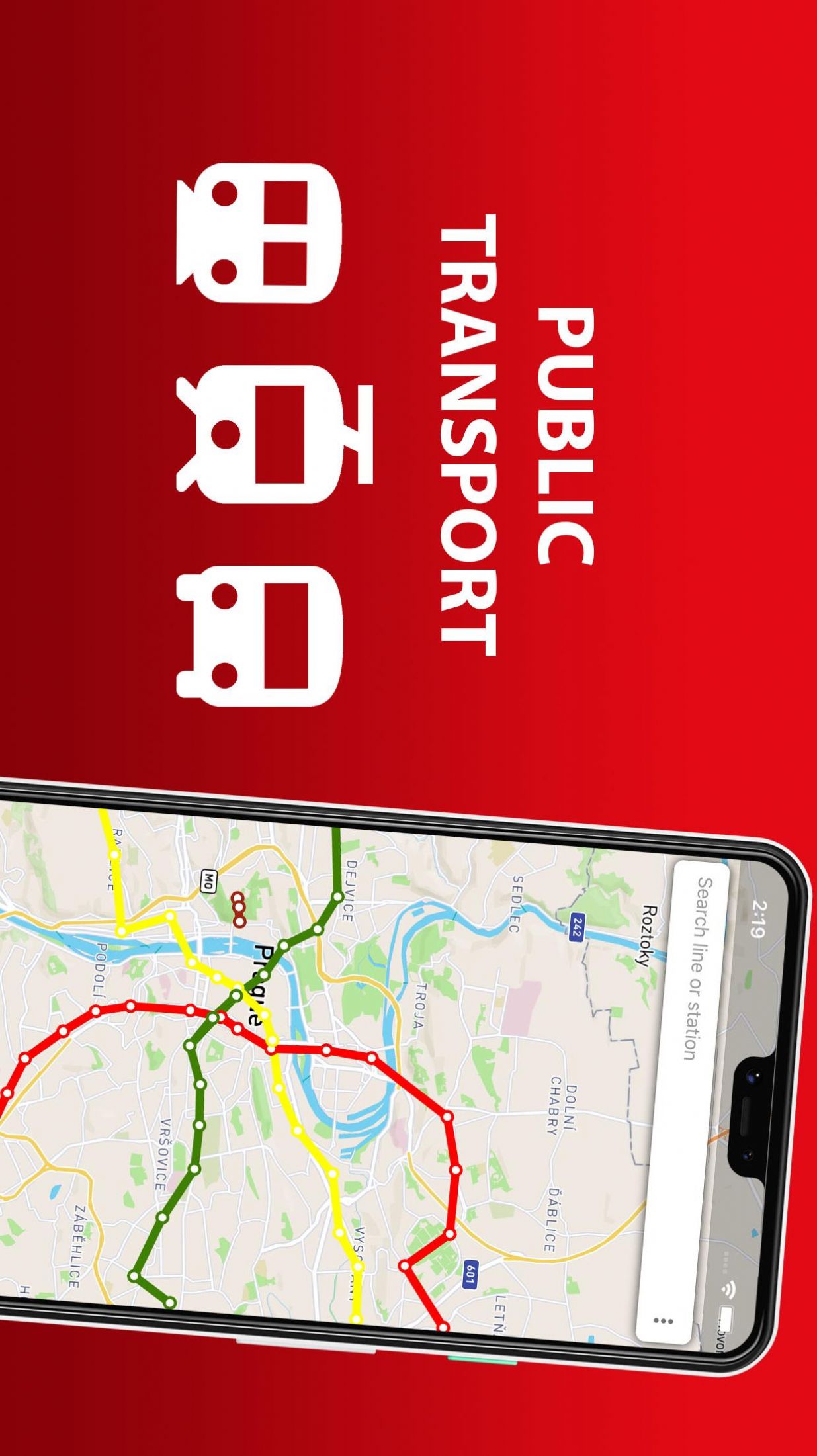 布拉格运输地图app最新版图1: