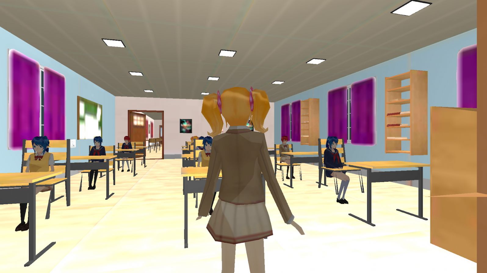 高中女生学校模拟器游戏中文手机版图3: