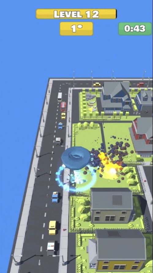 龙卷风摧毁城市3d游戏安卓版（Tornado io 2）图2: