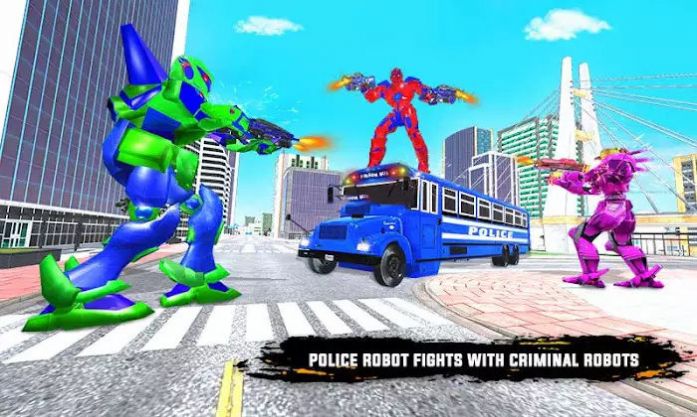 警车机器人汽车游戏安卓版图3: