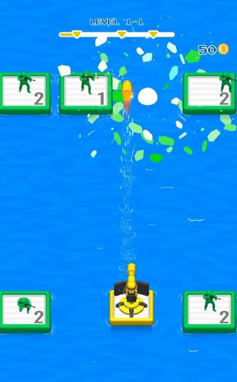 砖筏破坏者火战游戏官方版（Brick Rafts Breaker）图3: