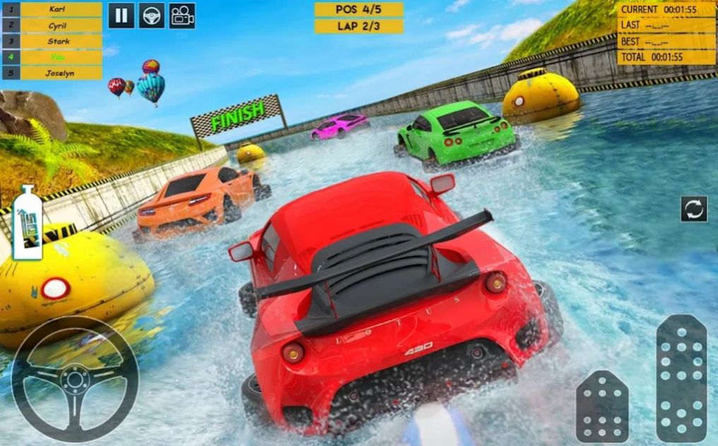 水上特技赛车3D游戏最新版图1:
