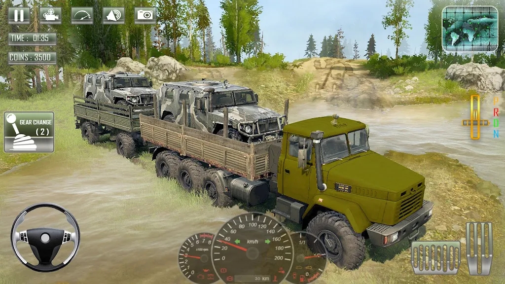 俄罗斯军用卡车驾驶游戏中文版（Army Russian Truck Driving）2