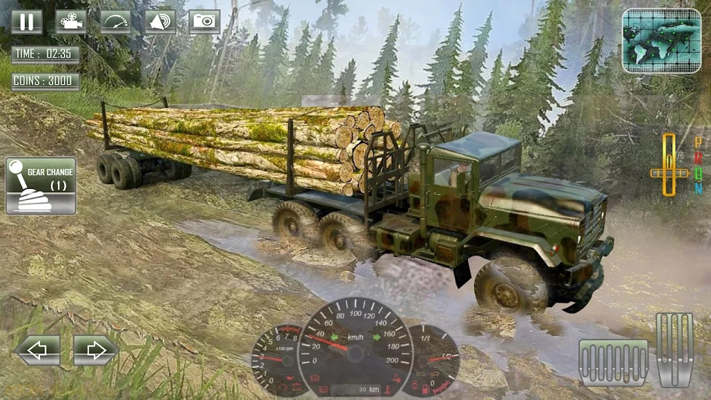 俄罗斯军用卡车驾驶游戏中文版（Army Russian Truck Driving）3