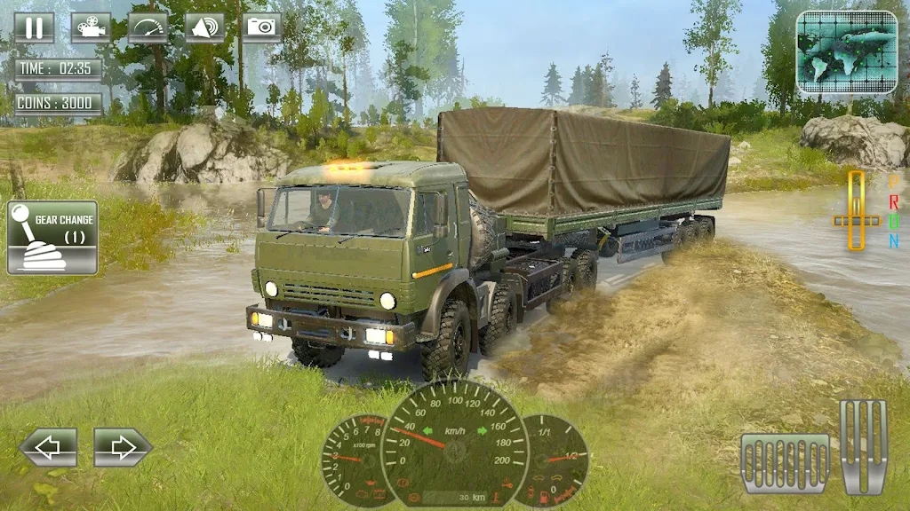 俄罗斯军用卡车驾驶游戏中文版（Army Russian Truck Driving）图1:
