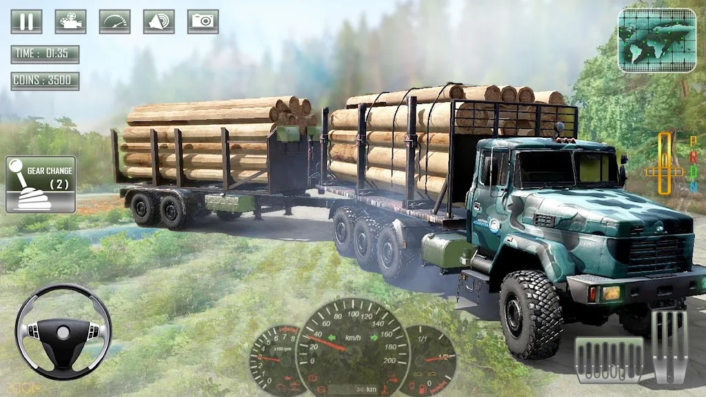 俄罗斯军用卡车驾驶游戏中文版（Army Russian Truck Driving）图3: