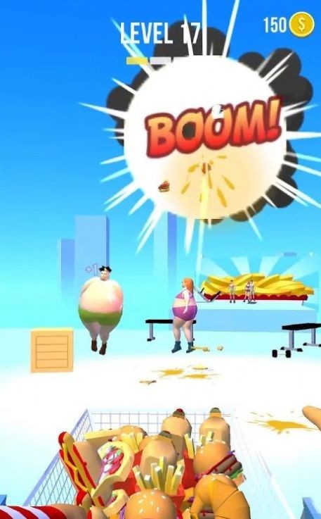 食物投掷挑战游戏官方版（Food Sniper Fun Shooter Game）图3: