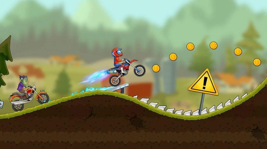 涡轮自行车竞赛游戏官方版（Turbo Bike Racing）图1: