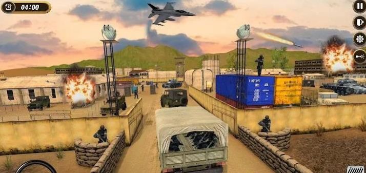 陆军战争吉普车游戏官方版（Army War Jeep Simulator）图2: