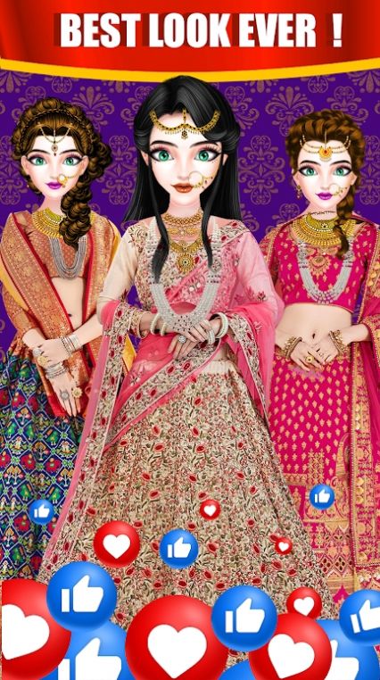 印度女孩新娘化妆游戏官方版（Indian Wedding Bridal Makeup）图1: