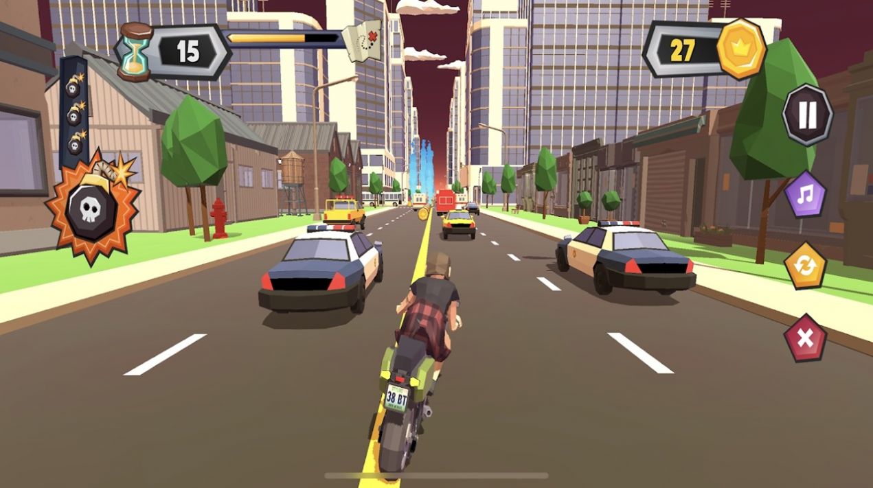 混乱交通摩托车骑士游戏中文版（Chaos Traffic Motorbike Rider）图4: