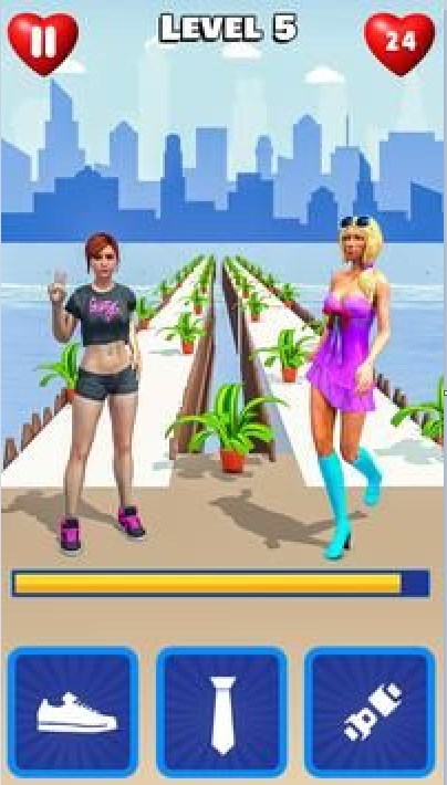 走秀美女时尚赛跑3D游戏安卓版下载（Catwalk Beauty Race 3D）图片1