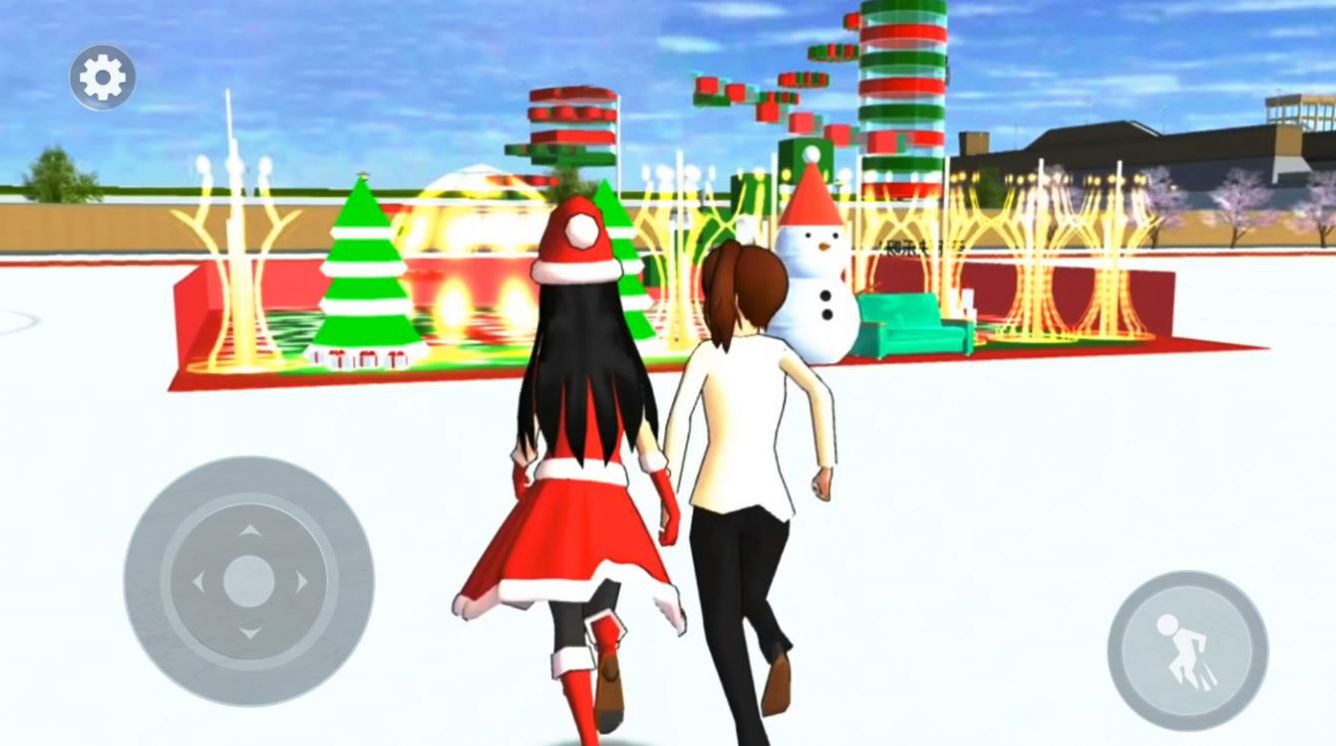 樱花校园圣诞跑酷游戏官方安卓版图片1