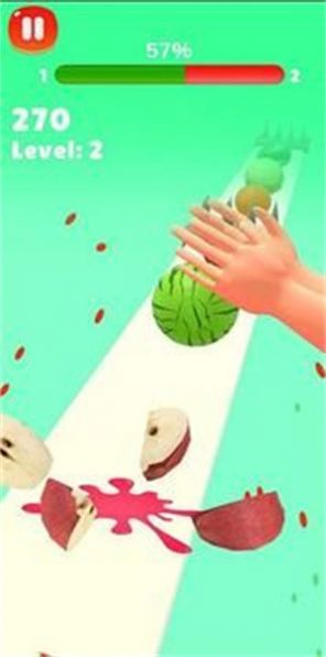 水果粉碎者3D游戏官方手机版（Fruit Smasher 3D）图1: