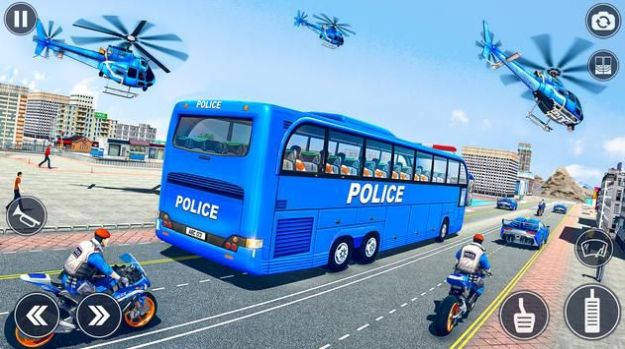 警车模拟器巴士游戏中文手机版1