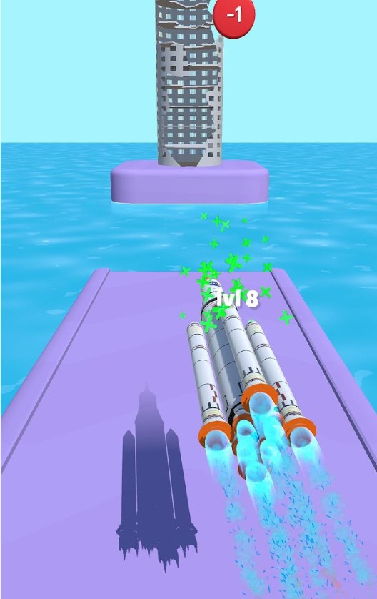 火箭破坏跑游戏官方版（Rocket Destruction Run）图3: