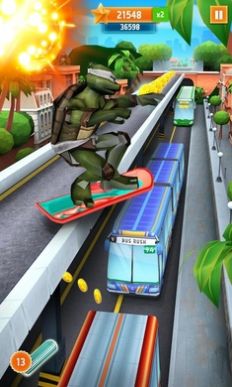 忍者神龟地铁跑酷游戏官方最新版图2: