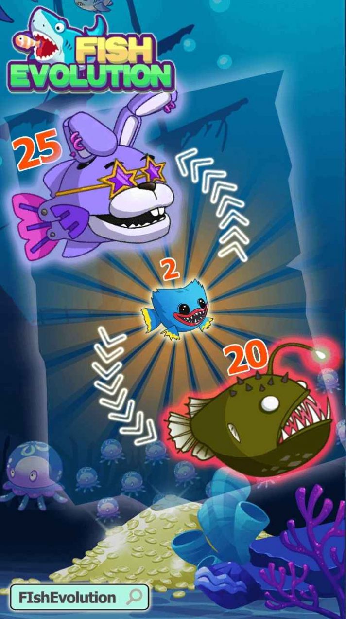 大鱼吃小鱼饥饿鱼进化游戏安卓版图2: