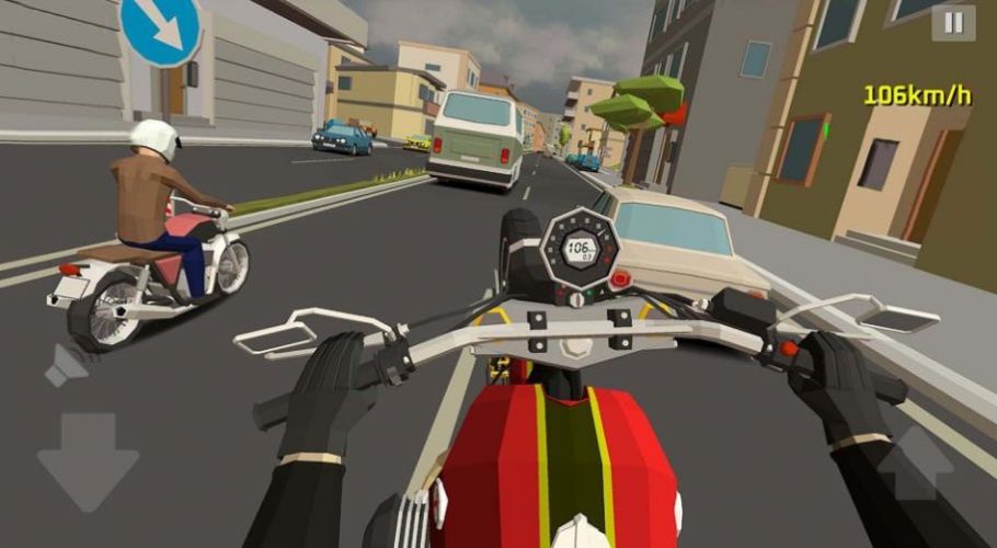 街头摩托自由驾驶游戏安卓版截图1: