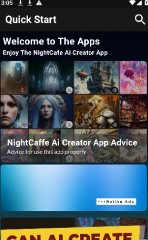NightCaffe Ai Creator Advice绘画APP官方版图片1
