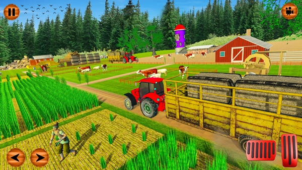 乡村农场游戏拖拉机游戏官方版图3: