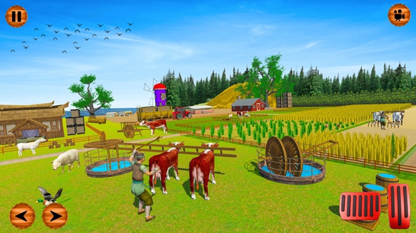 乡村农场游戏拖拉机游戏官方版图1: