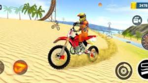 摩托沙滩自行车特技赛游戏图2