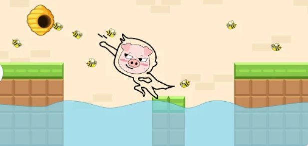 疯狂猪猪画线救援游戏安卓最新版（Crazy Piggy）图片1