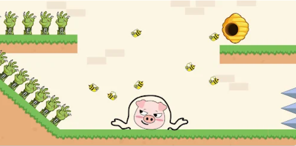疯狂猪猪画线救援游戏安卓最新版（Crazy Piggy）图2: