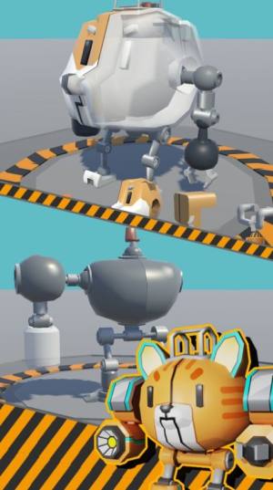 猫狗机器人大战游戏图2