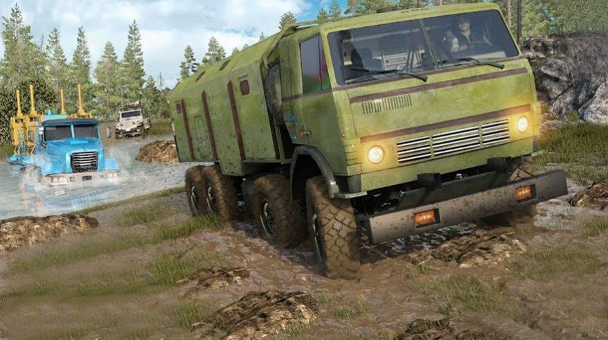 泥浆卡车模拟器亡命之徒游戏官方安卓版截图3: