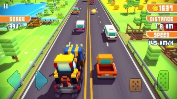 方块公路高速赛车游戏官方版4