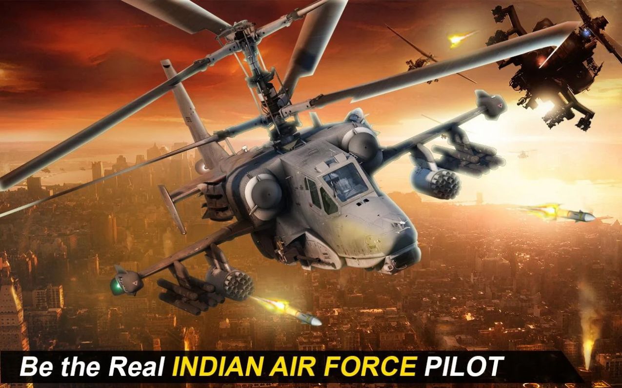 印度直升机空战游戏中文手机版截图3: