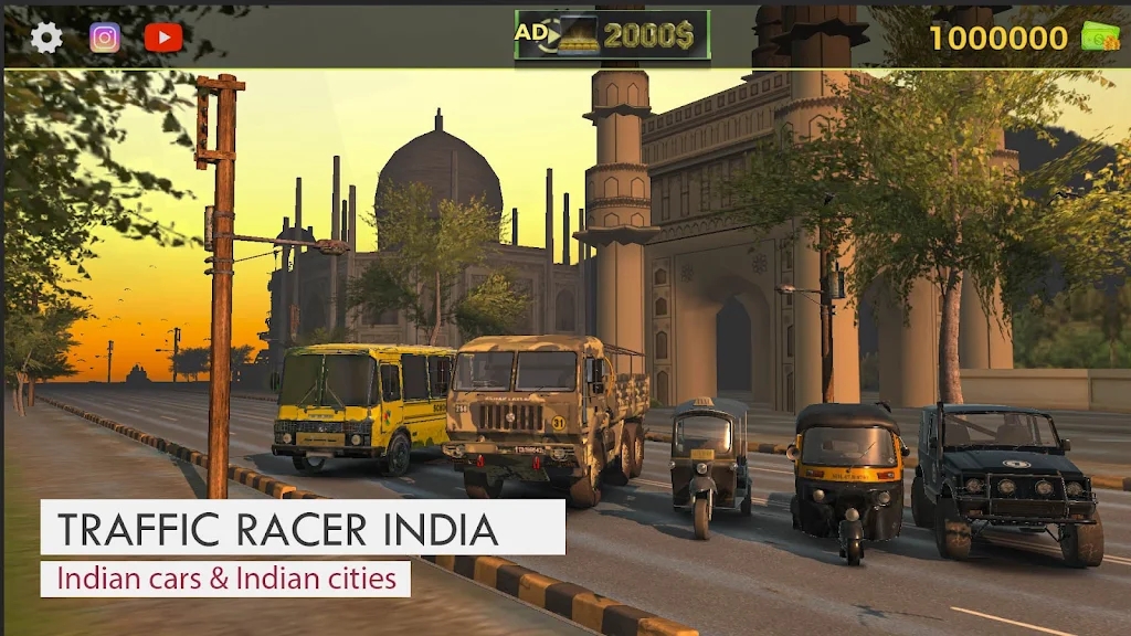印度交通赛车手游戏官方版（Indian Traffic Car Racer）图2:
