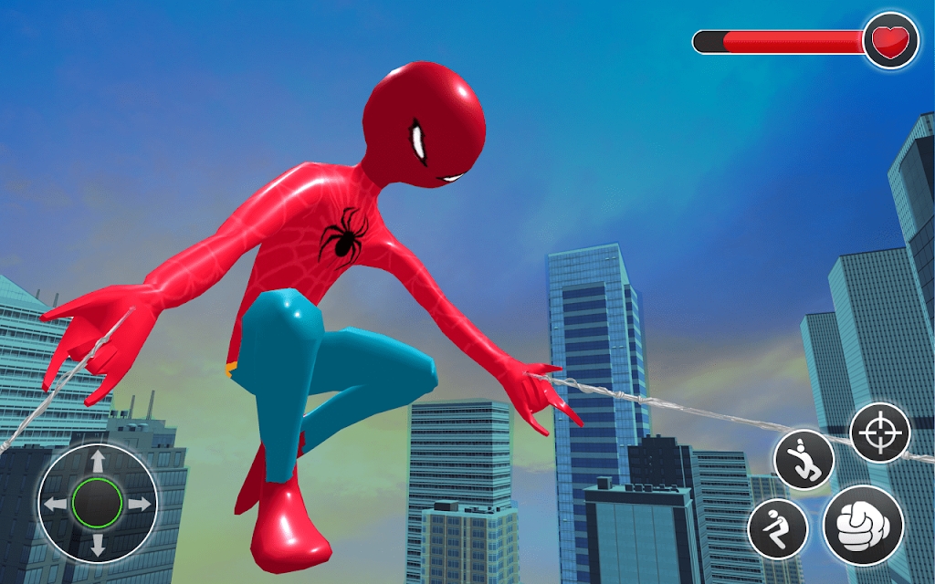 蜘蛛火柴人城市战斗游戏官方版（Spider Stickman city battle）截图4: