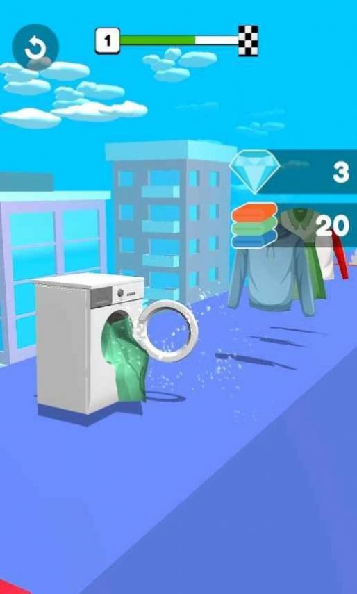 洗衣翻转游戏最新版（Laundry Flip）图1: