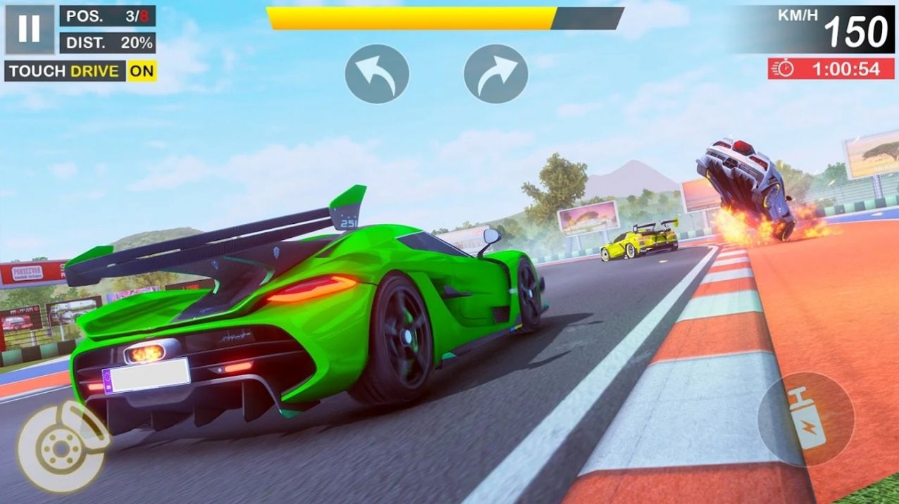 疯狂汽车离线赛车游戏中文版（Crazy Car Offline Racing Games）截图2: