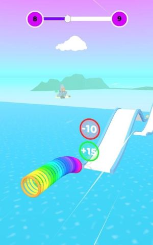 彩虹弹簧圈飞跑游戏官方版（SlinkyFly）图片1