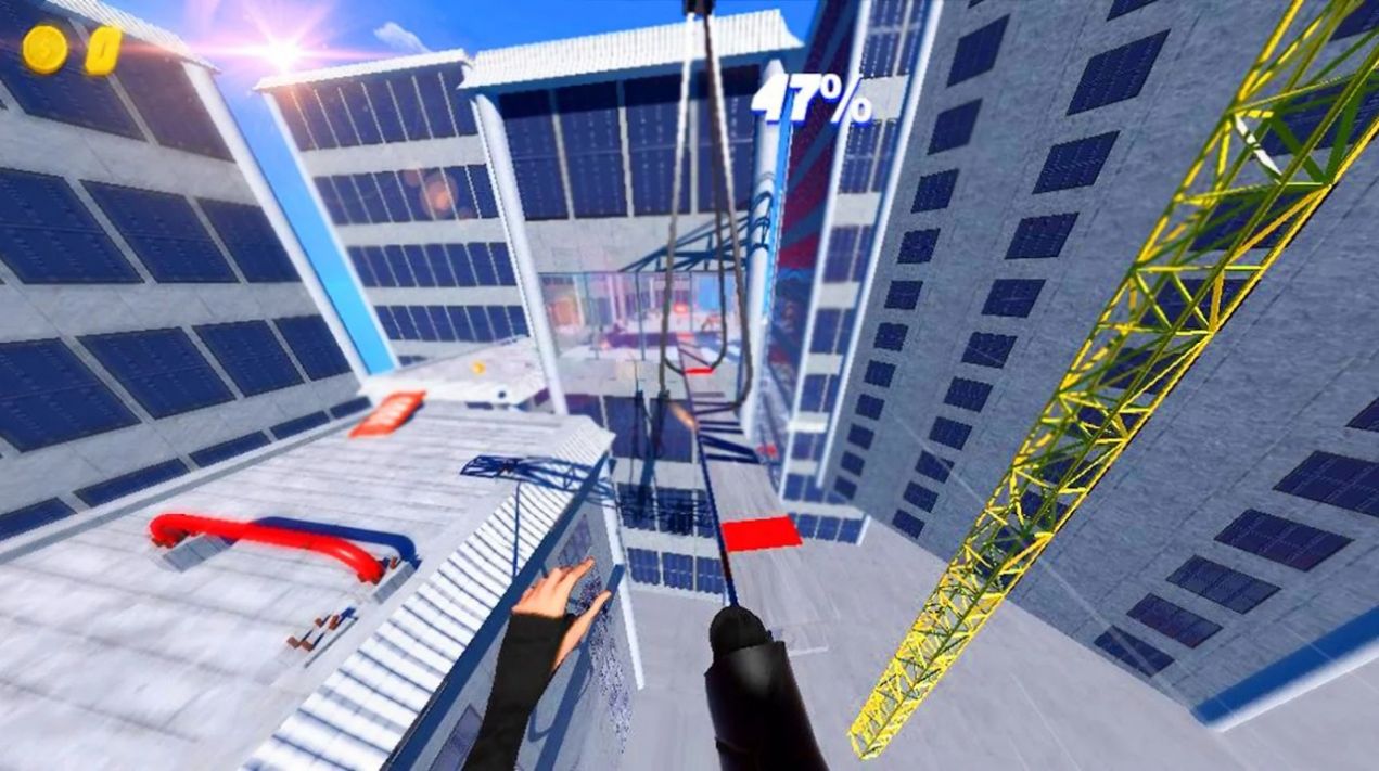 屋顶忍者跑游戏中文版（Rooftop Run Ninja）图2:
