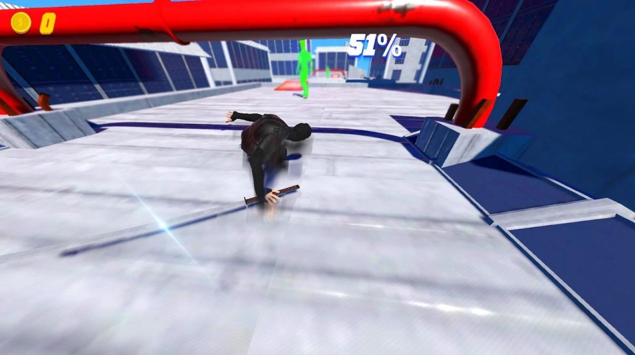屋顶忍者跑游戏中文版（Rooftop Run Ninja）图5:
