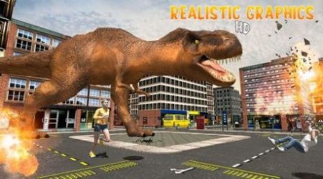 大猩猩粉碎城市游戏官方安卓版（King Kong Gorilla Dino Games）图1: