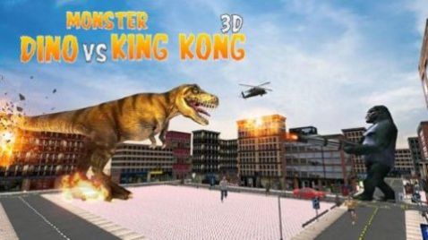 大猩猩粉碎城市游戏官方安卓版（King Kong Gorilla Dino Games）图3: