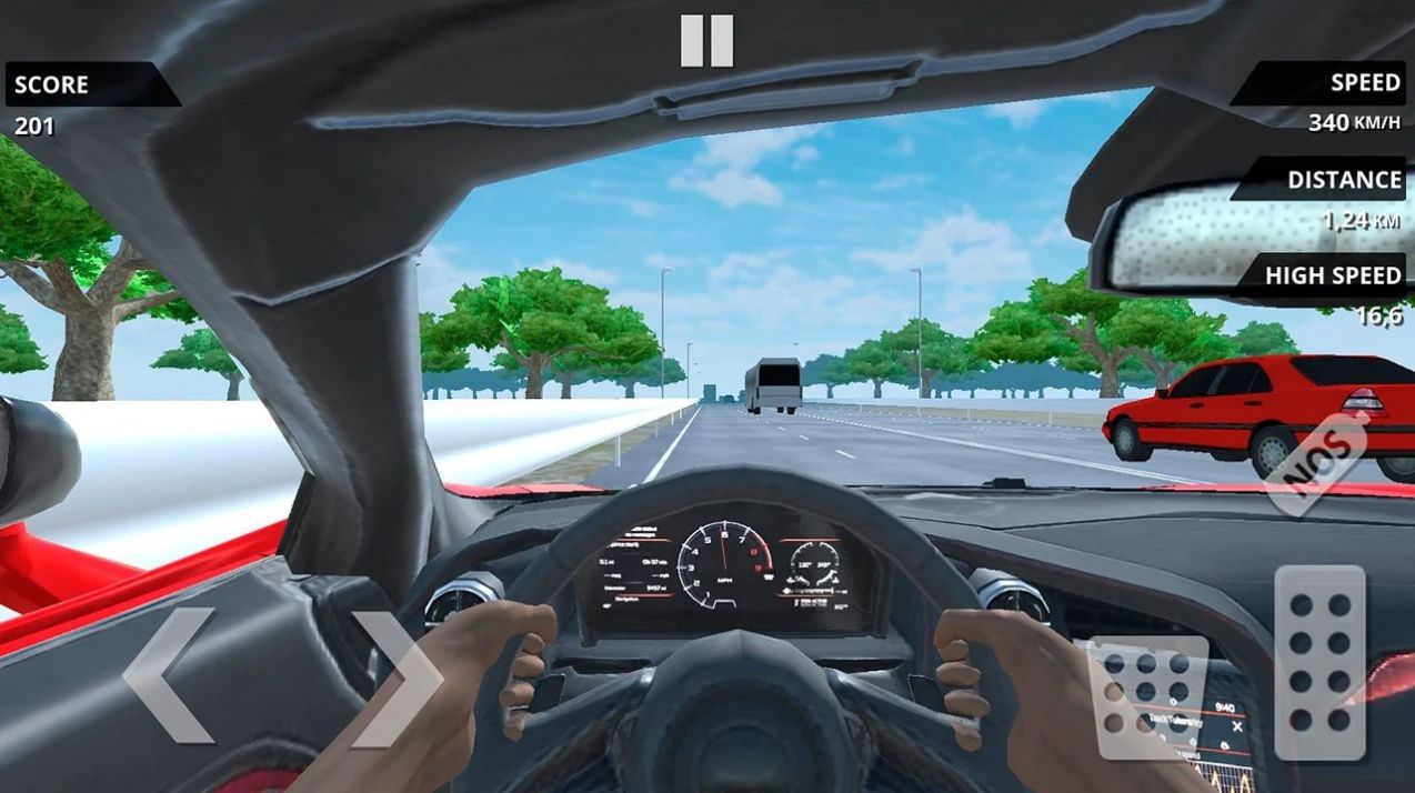 赛车交通赛车游戏官方手机版图1: