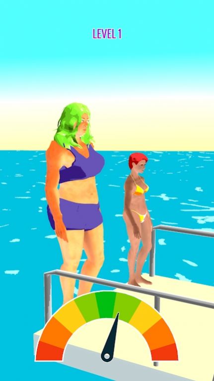 跳水模仿秀3D游戏中文版（Pool Jump 3D）图1: