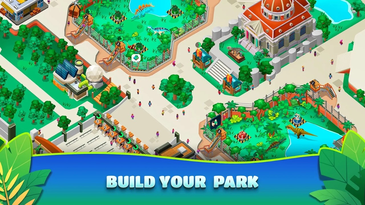 空闲恐龙公园大亨游戏官方版（Dinosaur Park）图3: